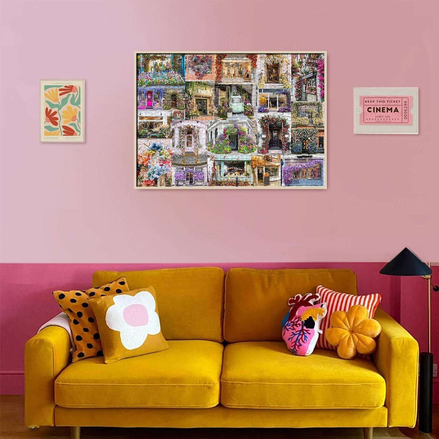 Straßenblumenausstellung Jigsaw Puzzle 1000 Stücke