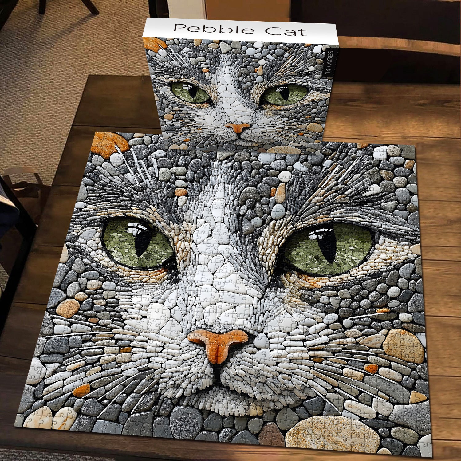 Pebble Cat Puzzles Puzzles 1000 pièces