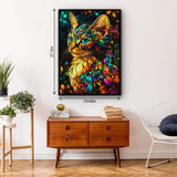Mystic Floral Cat Puzzle 1000 pièces