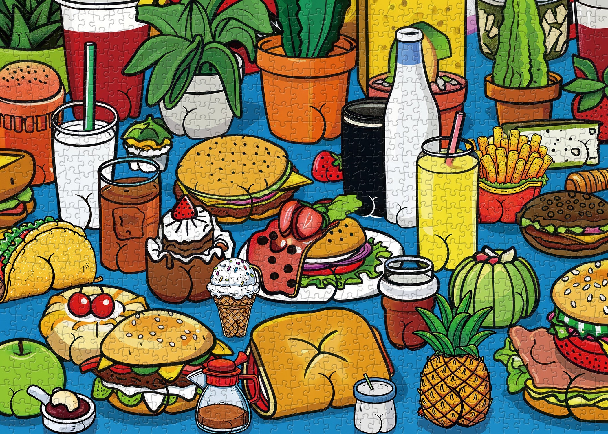 Cheeky Chow Jigsaw Puzzle 1000 Pieces
