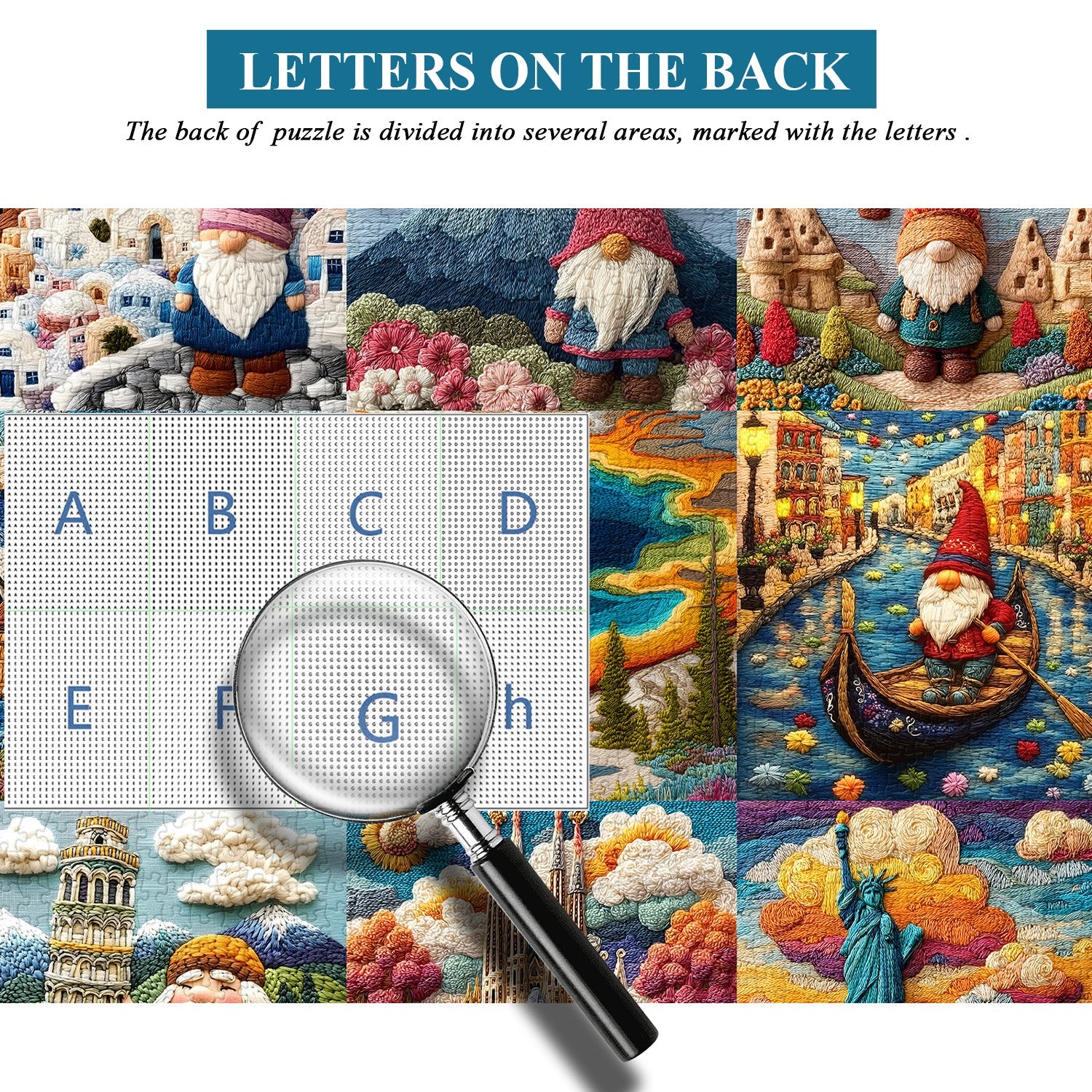 Puzzle Gnome Voyage 1000 Pièces
