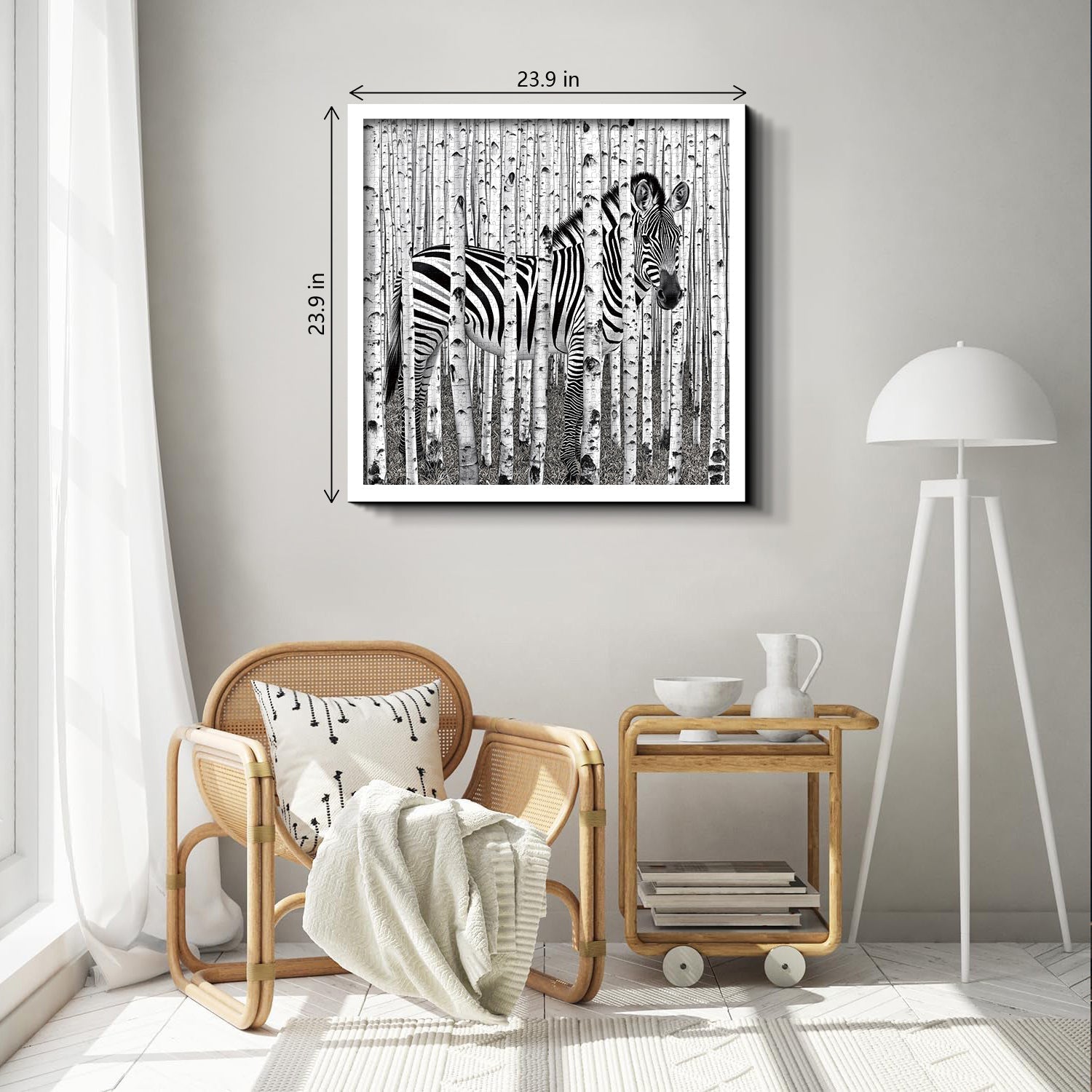 Puzzle della foresta zebrata 1000 pezzi