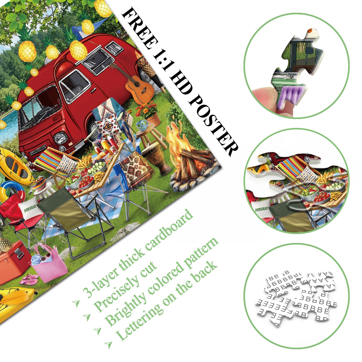 Blossom veau puzzles 1000 pièces