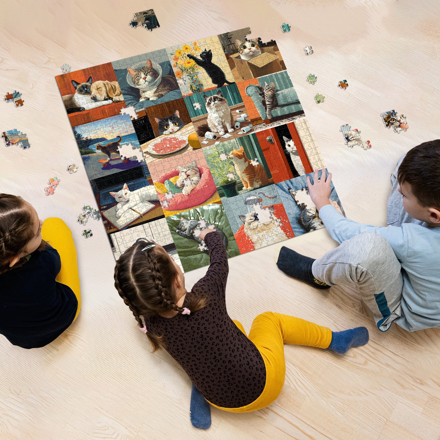 Cat's Daily Life Puzzle 1000 pièces 1000 pièces