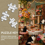 Puzzle da 1000 Pezzi del Cozy Cat Cafe