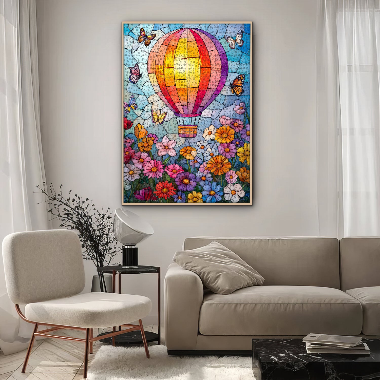 Flower Field Journey puzzle puzzle 1000 pezzi