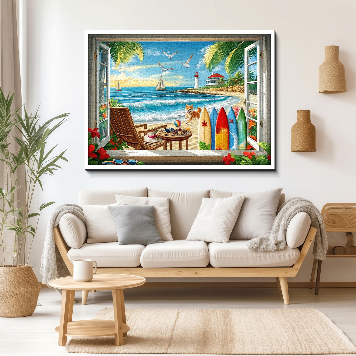Colorful Coast Jigsaw Puzzles 1000 Pieces