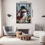 Jolly Snowman Friends Jigsaw Puzzle 1000 Piece