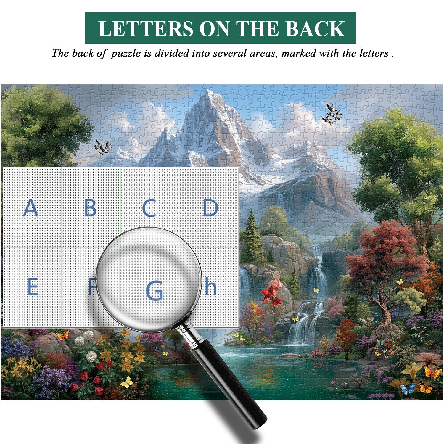Puzzle de 1000 pièces du Pays des Fées des Cascades