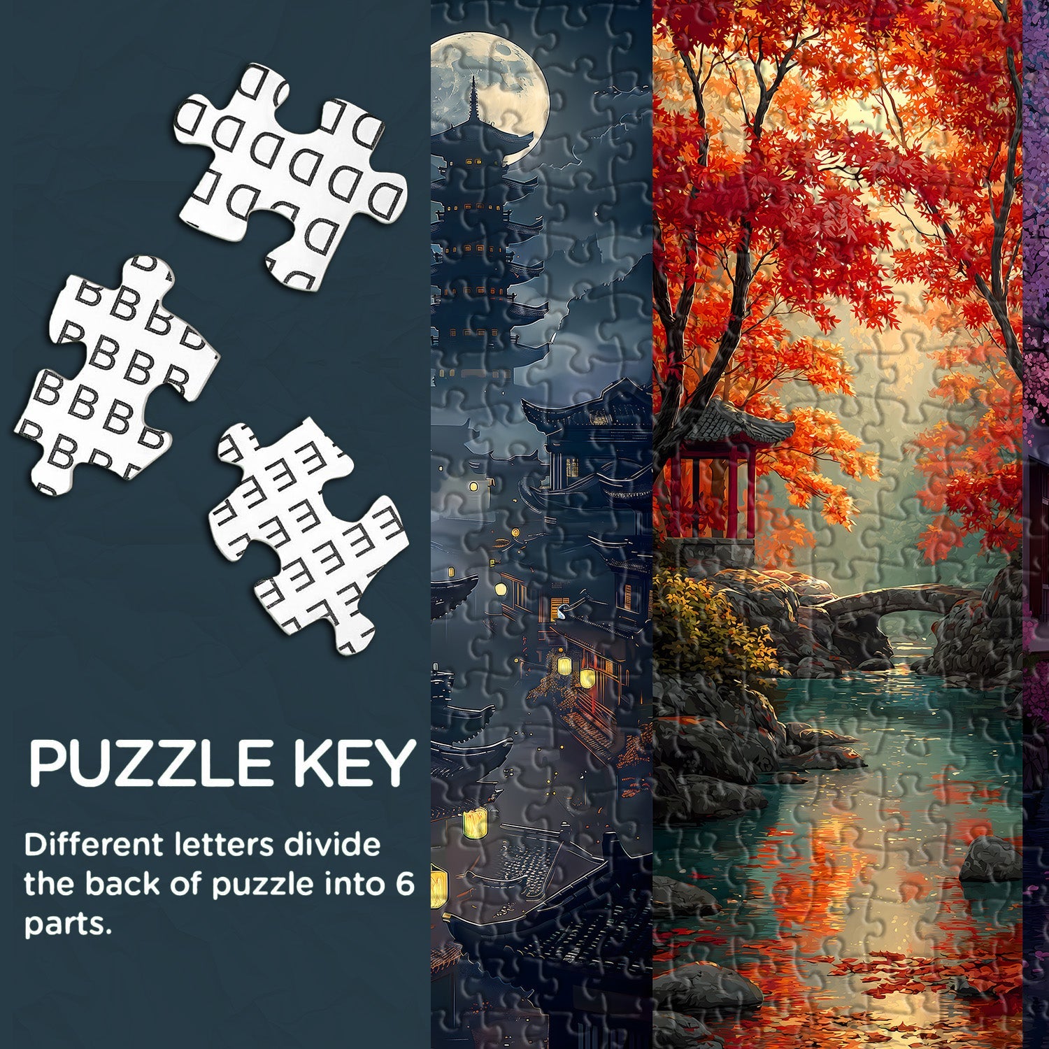 Puzzle con paesaggio eterno, 1000 pezzi