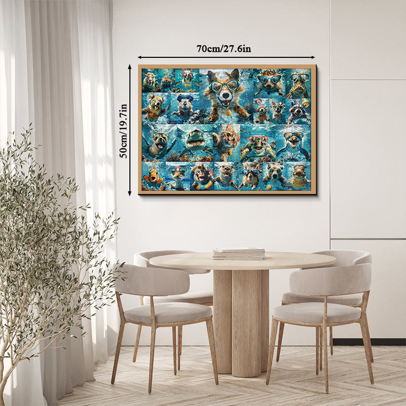 Puzzle de puzzle des bestioles sous-marines 1000 pièces