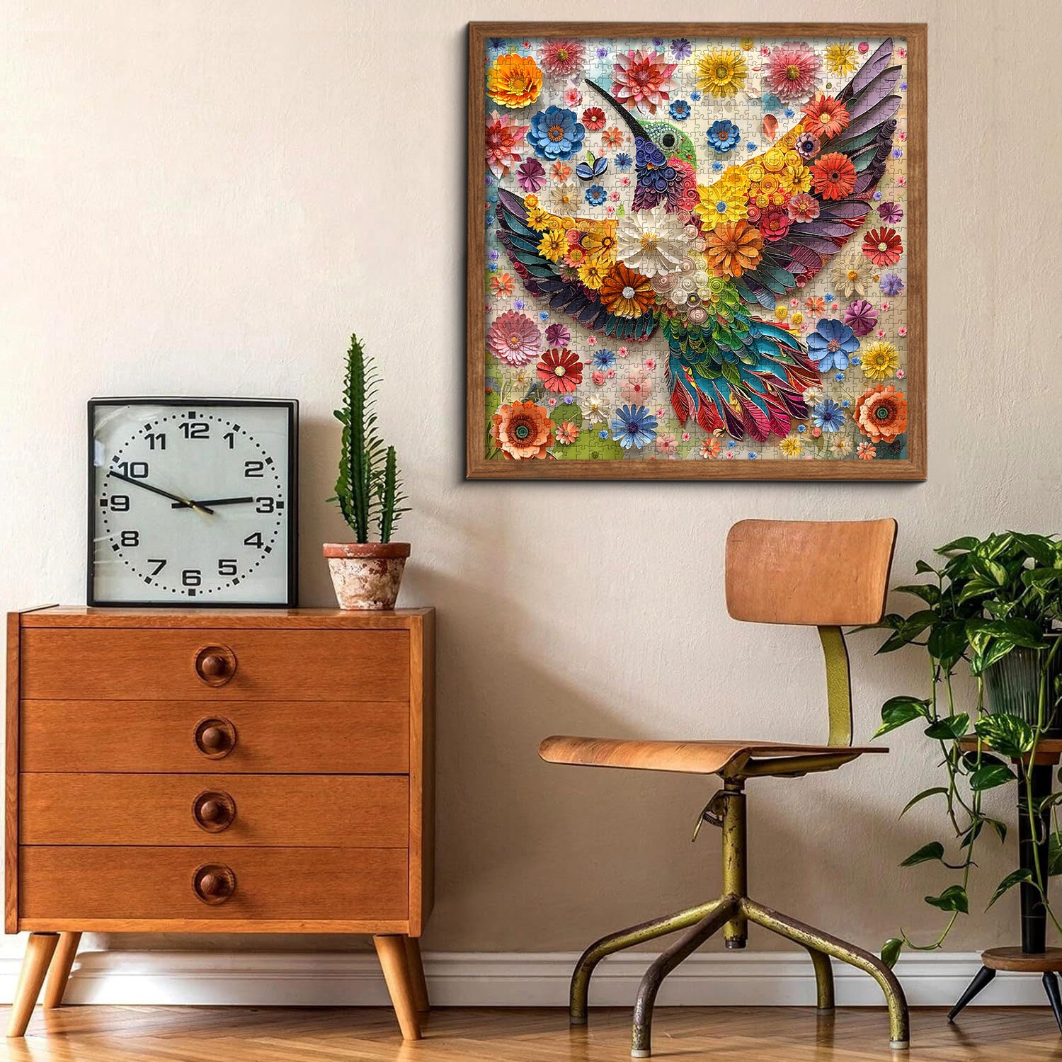 Punti di puzzle volanti da colibrì 1000 pezzi