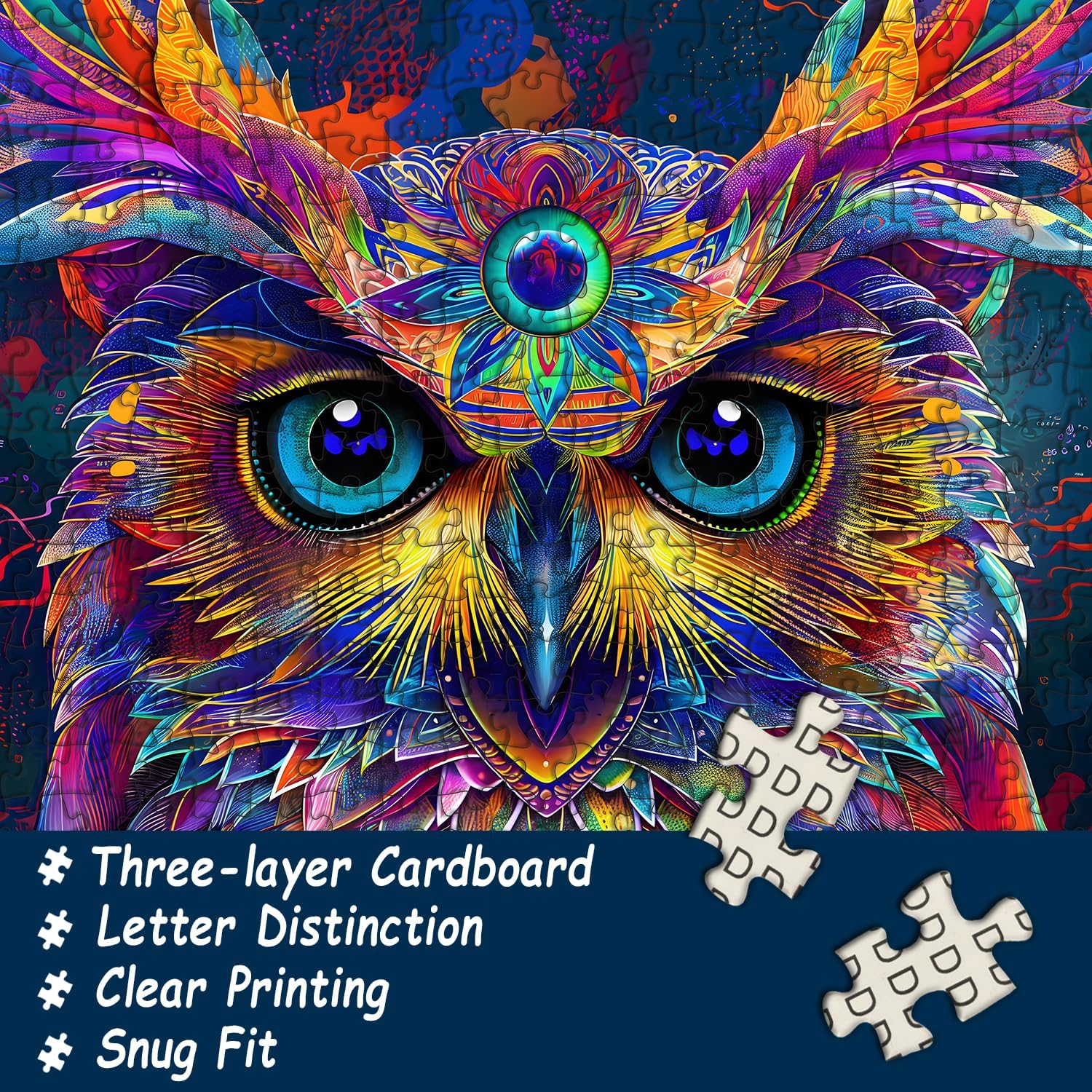 Fantasy -Eulen -Puzzle 1000 Stücke