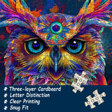 Fantasy -Eulen -Puzzle 1000 Stücke