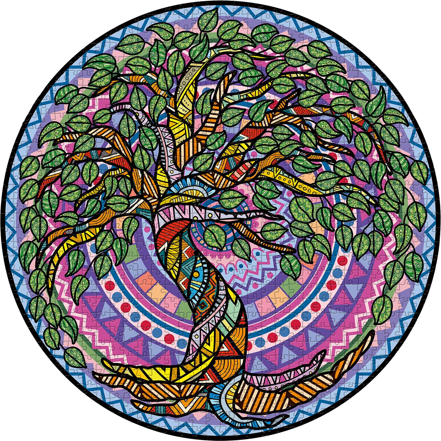 Mandala Tree Jigsaw Puzzles 1000 pièces