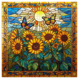 Buntglas Sonnenblumen Puzzle 1000 Stücke