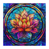 Buntglas -Lotus -Puzzle 1000 Stücke