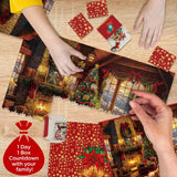 Accogliente Calendario Hearth Avvento puzzle puzzle 1000 pezzi