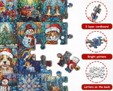 Weihnachtsschätze Advent Kalender Puzzle 1000 Stücke