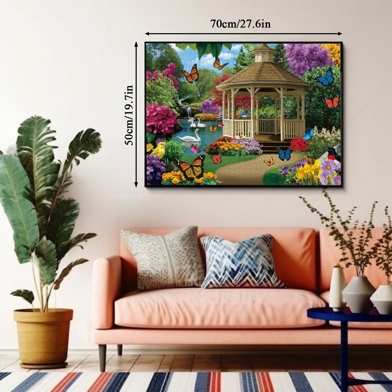 Puzzle de puzzle de jardin silencieux 1000 pièces