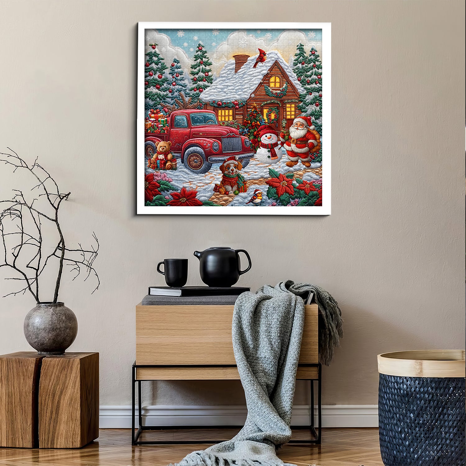 Weihnachtsgnom -Puzzles 1000 Stücke