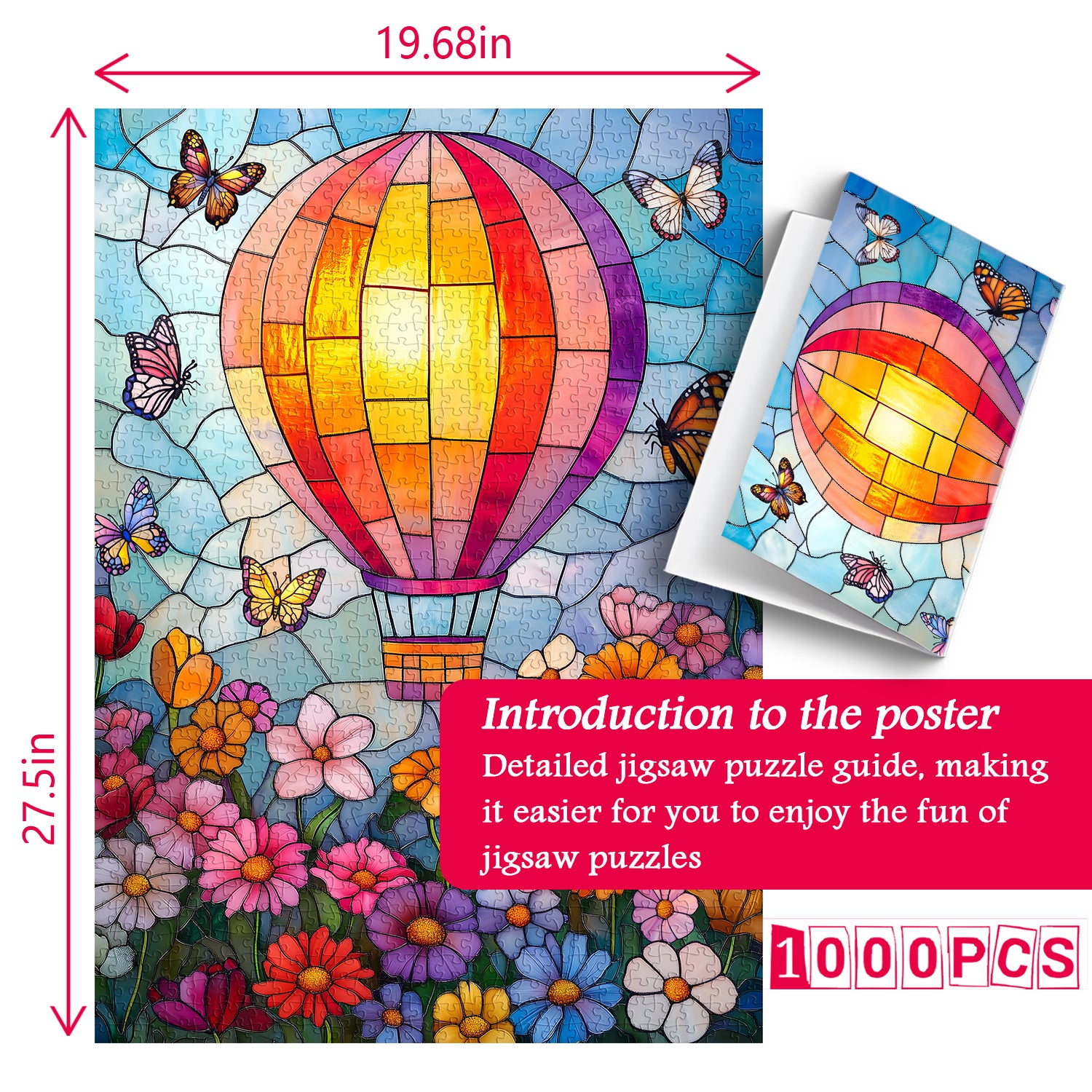 Flower Field Journey puzzle puzzle 1000 pezzi