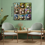 Fröhliches Gnome-Puzzle mit 1000 Teilen