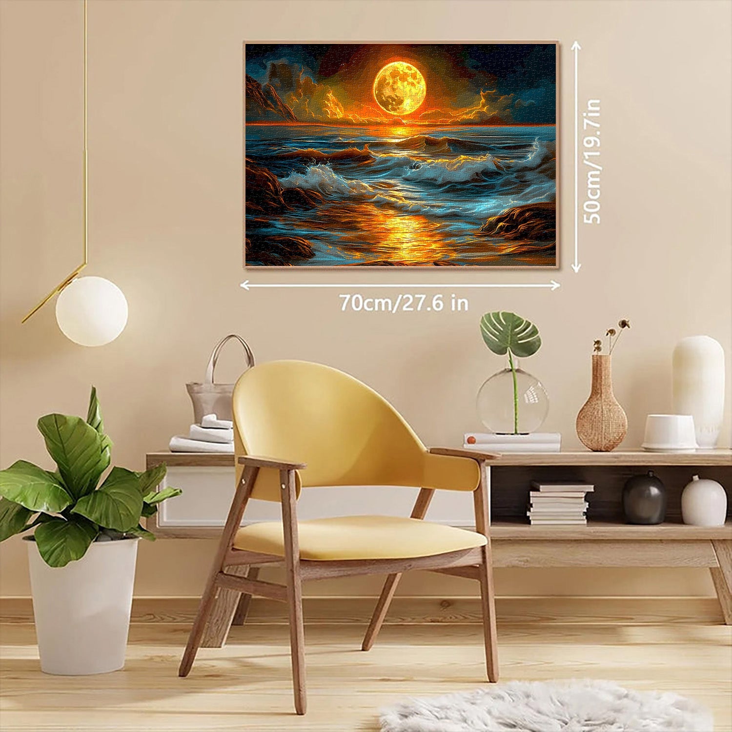 Mond & Wellen Puzzle 1000 Teile