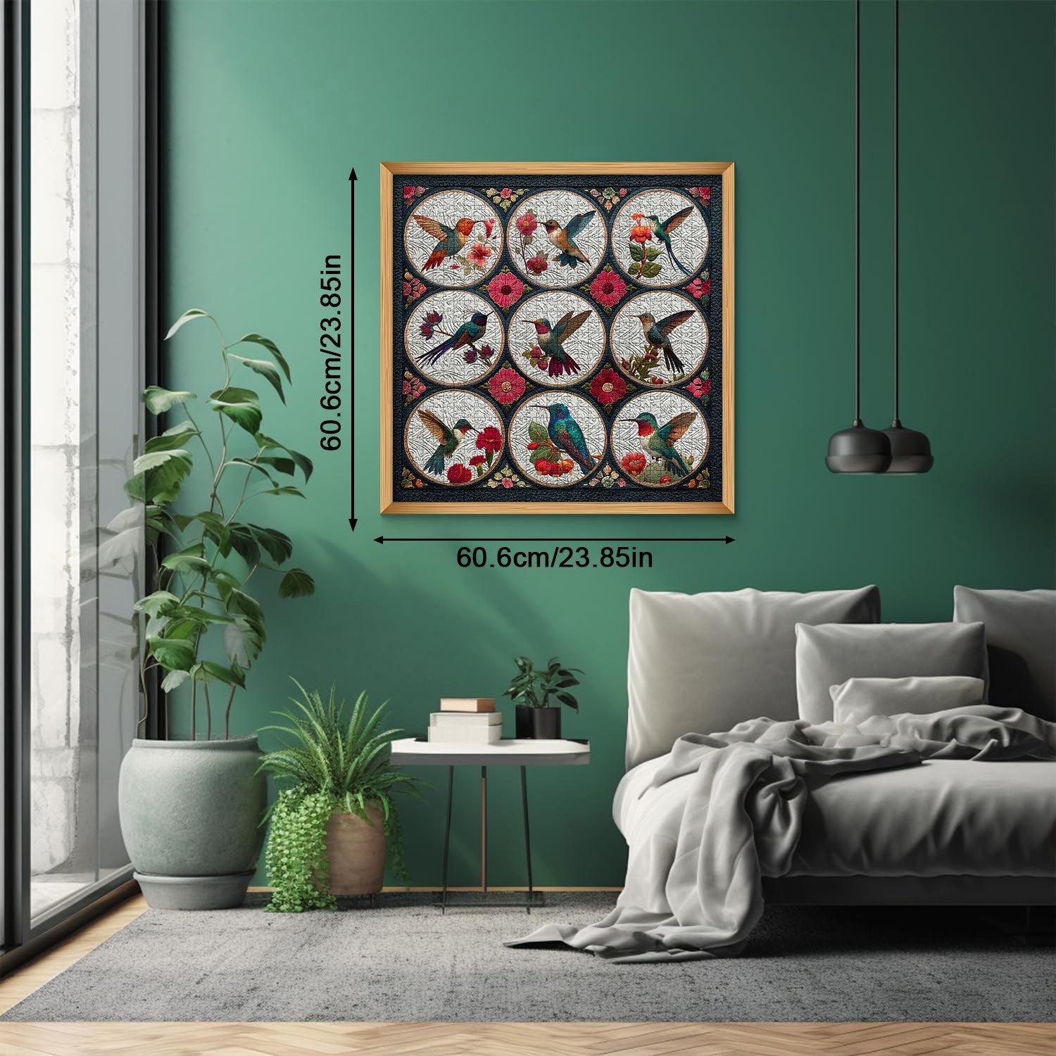 Hummingbirds tra i fiori puzzle puzzle 1000 pezzi
