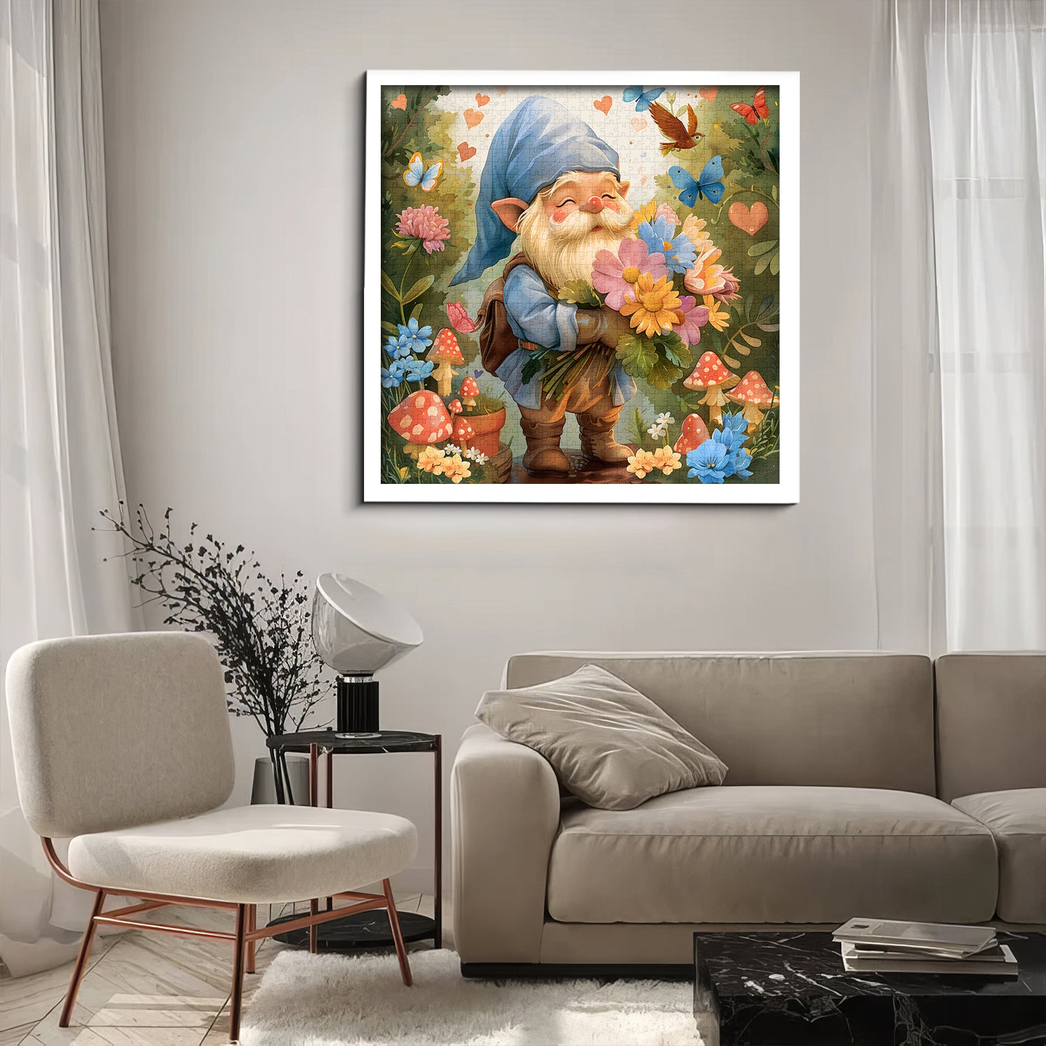 Garden Gnome Jigsaw Puzzles 1000 Pieces