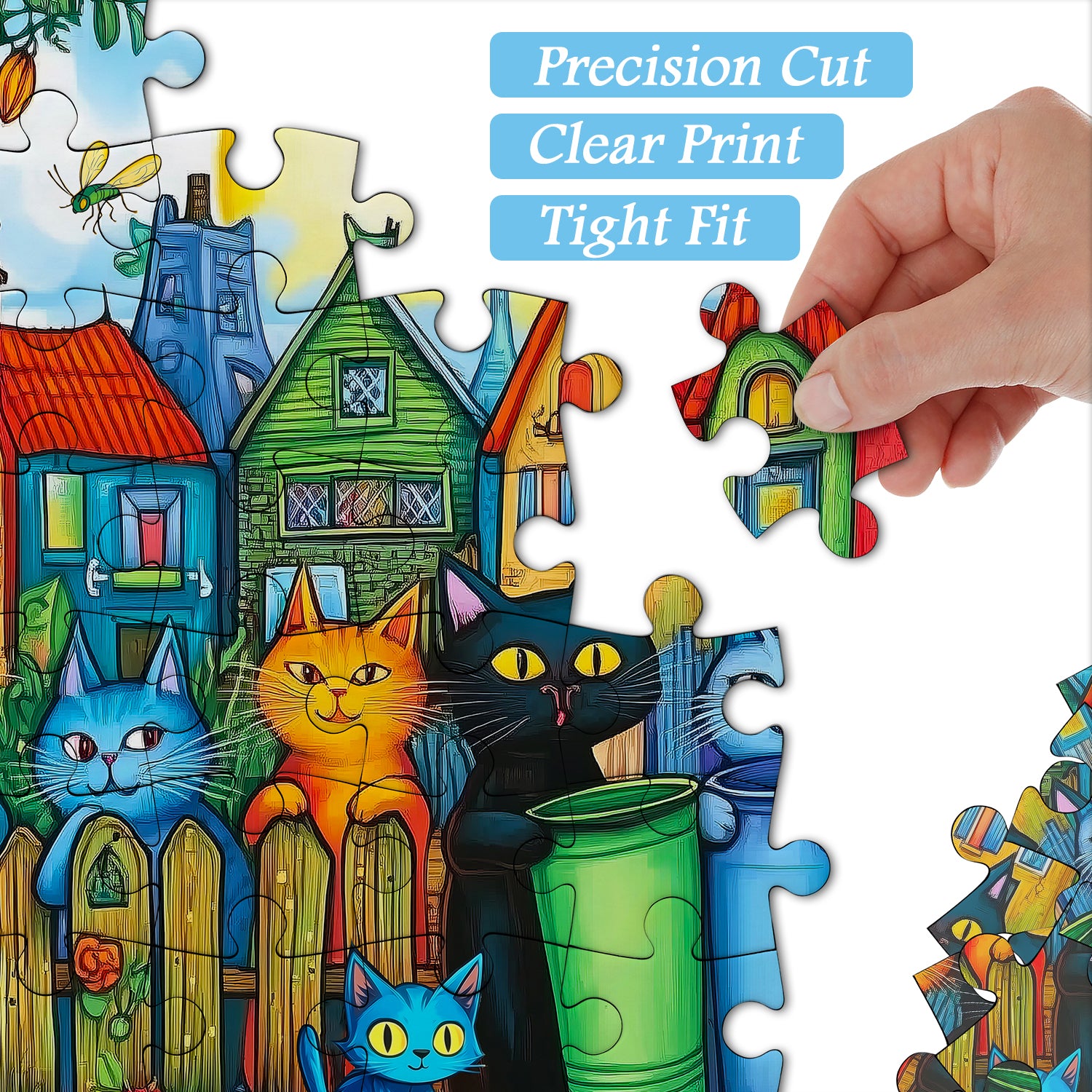 Vitality Cat Street Puzzles Puzzles 1000 pièces