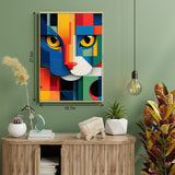 Puzzle geometrico di arte del gatto 1000 pezzi