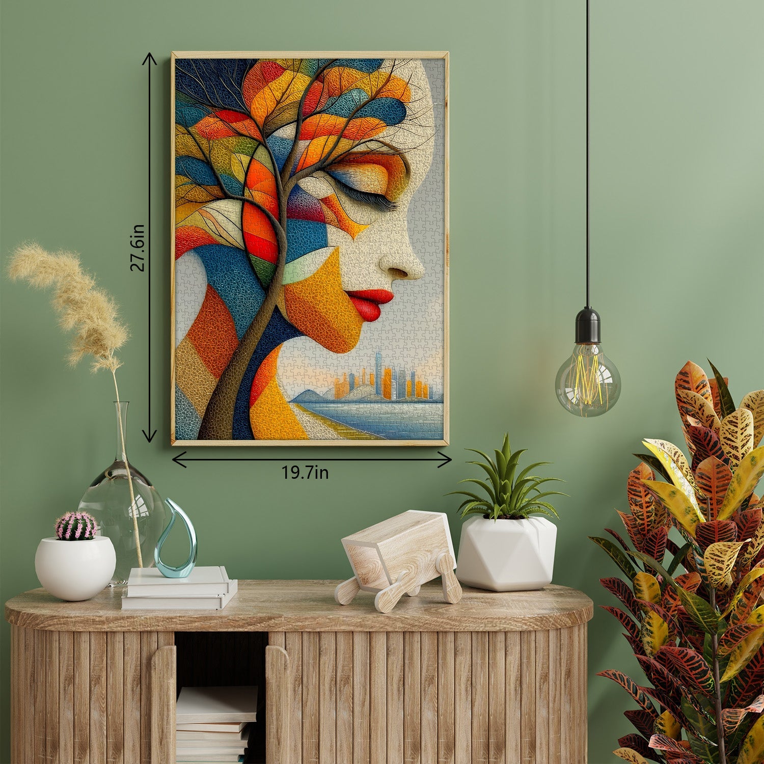 Puzzle del volto in crescita, 1000 pezzi