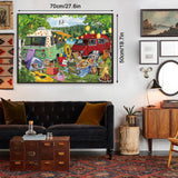 Blossom veau puzzles 1000 pièces