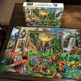 Animal harmonie puzzle 1000 pièces