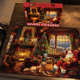 Accogliente Calendario Hearth Avvento puzzle puzzle 1000 pezzi