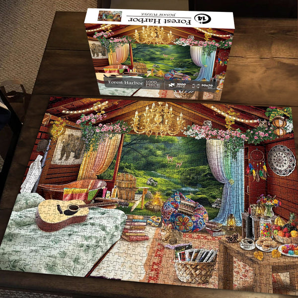 Forest Harbor Jigsaw Puzzle 1000 Pieces – Safetyacc