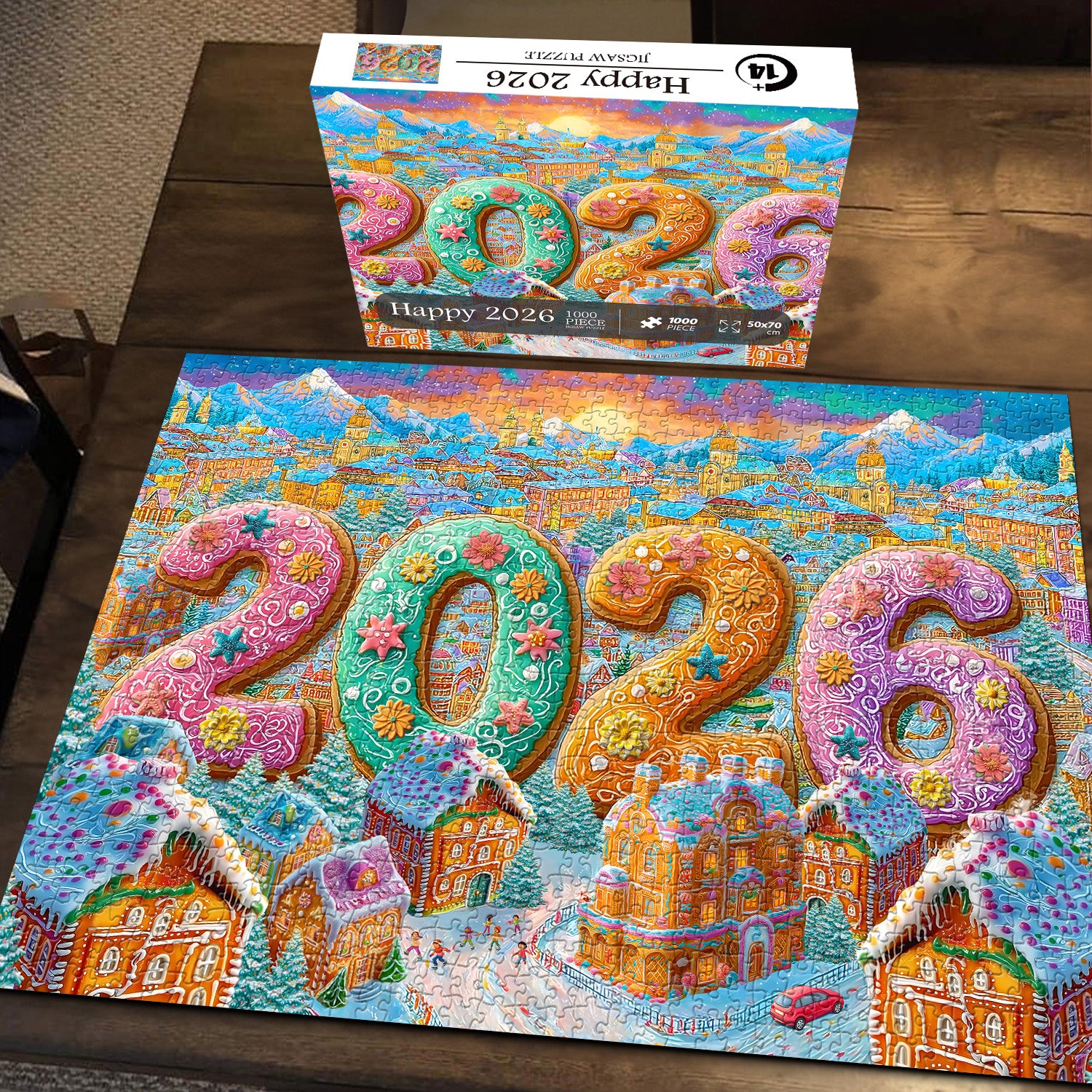 Happy 2026 Jigsaw Puzzle 1000 Piece