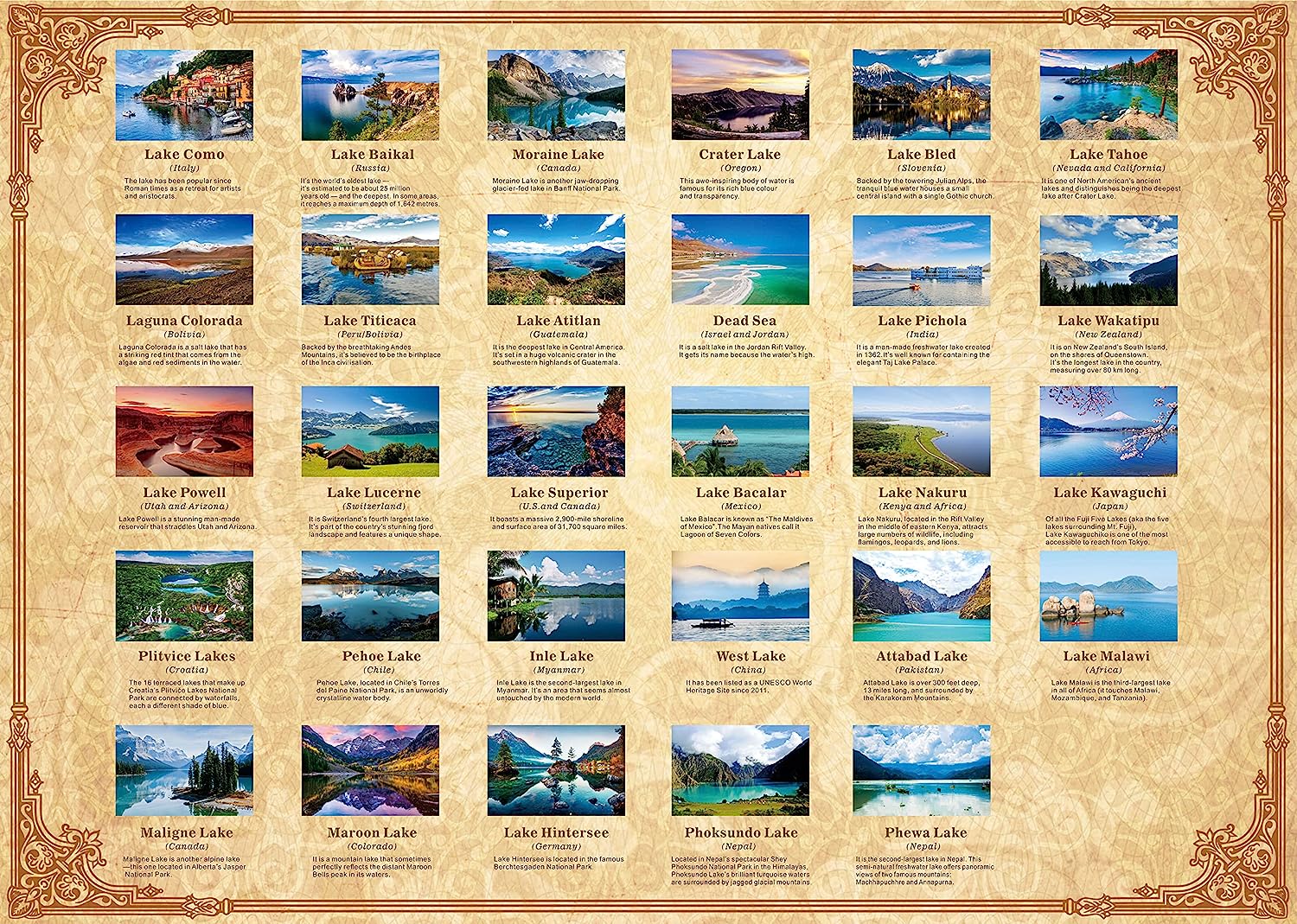 Lake Landscape Puzzle 1000 Stücke