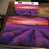 Lila Lavendel -Puzzle 1000 Stücke