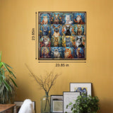 Buntglas Katzenpuzzle 1000 Stücke