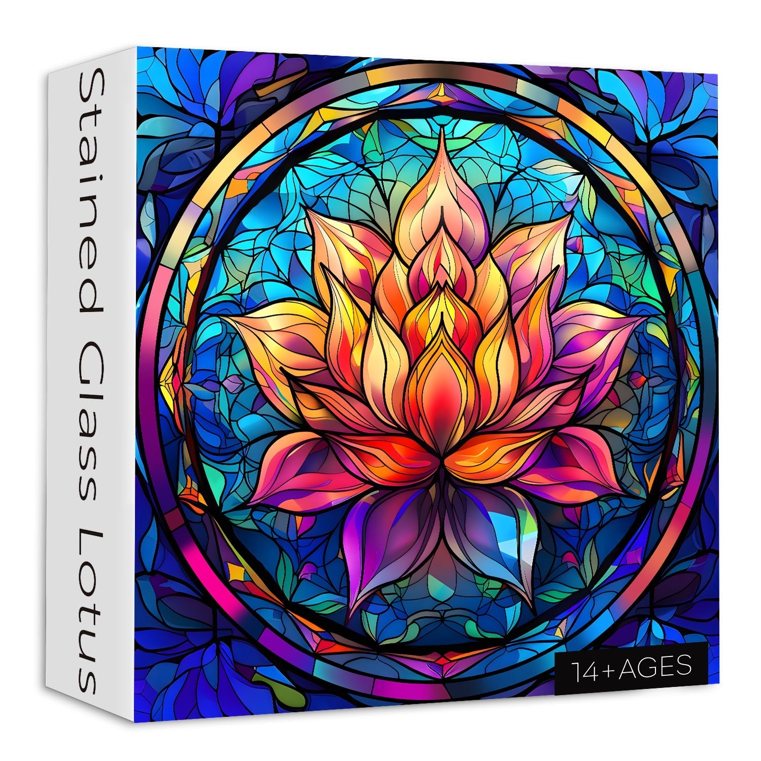 Buntglas -Lotus -Puzzle 1000 Stücke