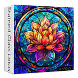 Buntglas -Lotus -Puzzle 1000 Stücke
