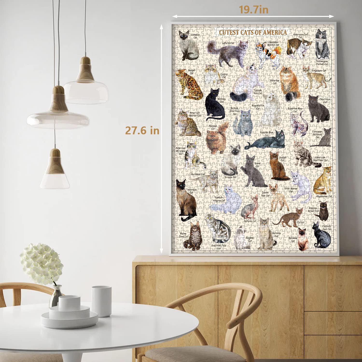 Das süßeste Katzenpuzzle 1000 Stücke