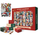 Frohe Weihnachten Katzen Adventskalender Puzzle 1000 Stücke