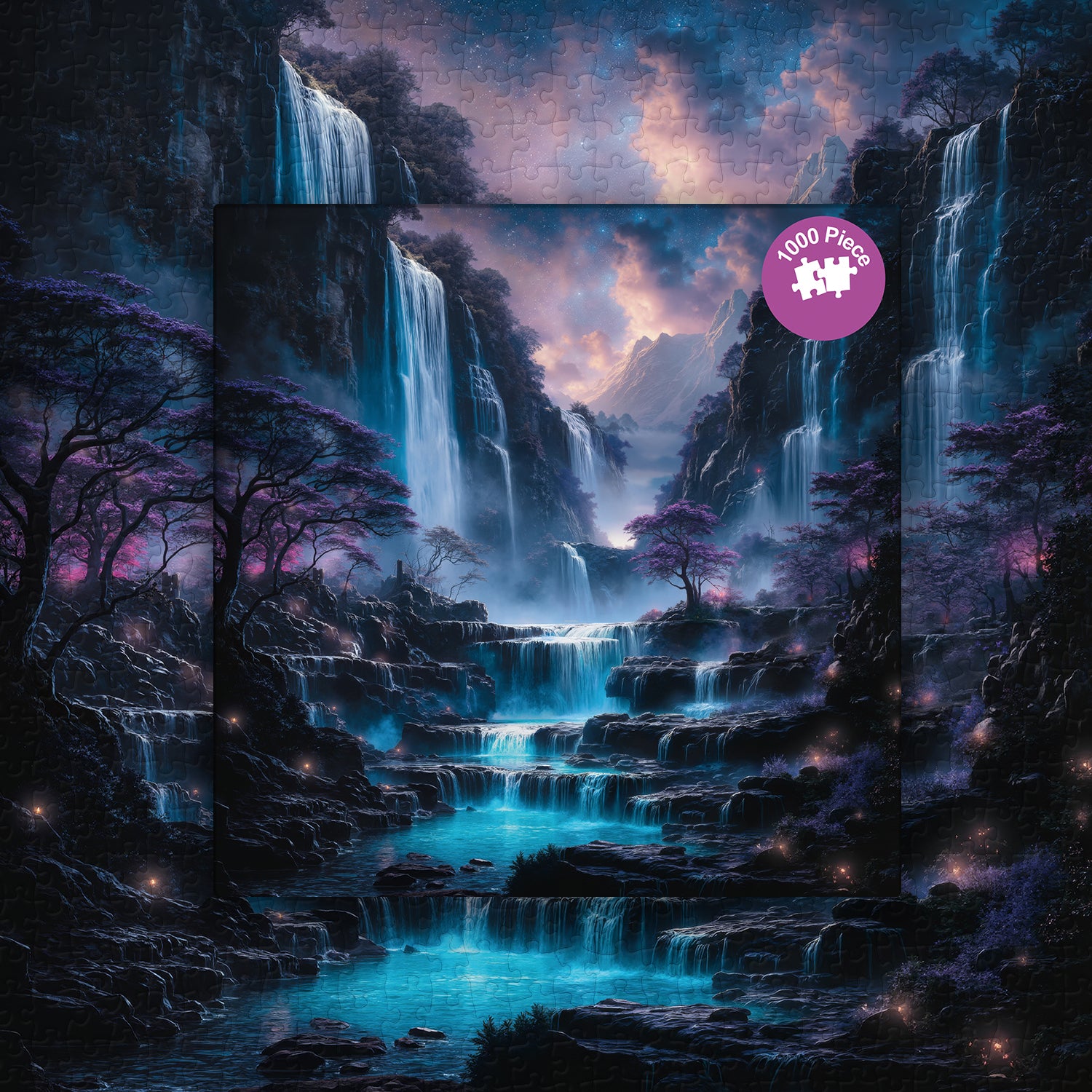 Puzzle a Sospensione Viola 1000 Pezzi