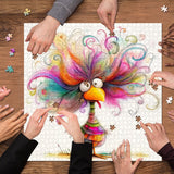 Puzzle 1000 pièces Oiseau Explosif