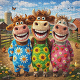 Puzzle Happy Farm Friends 1000 pièces