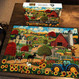 Sunlit Farm Jigsaw Puzzle 1000 Pieces