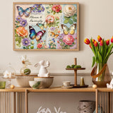 Butterfly Bloom Jigsaw Puzzle 1000 Pieces